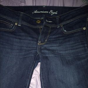 American eagle jeans mid waist